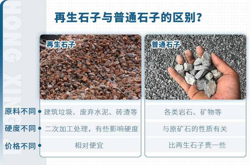 再生石子与普通石子的区别 再生石子与普通石子的区别