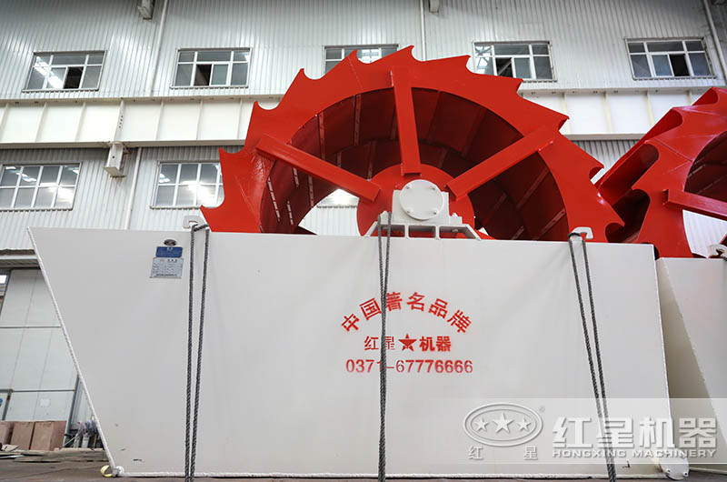 小型洗砂机发往客户现场 小型洗砂机发往客户现场