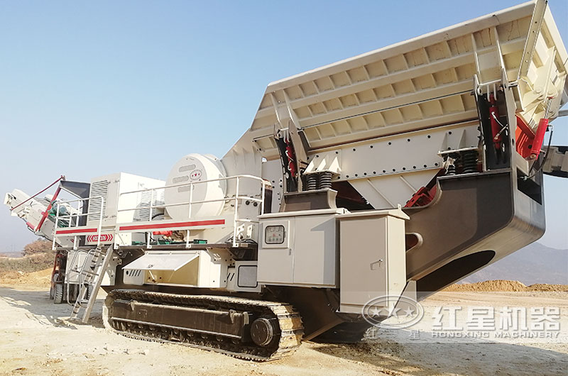 履带式建筑垃圾破碎机擅长爬坡作业,灵活可靠 履带式建筑垃圾破碎机擅长爬坡作业,灵活可靠