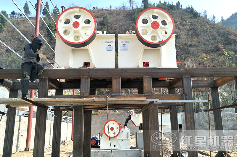 颚式碎石机客户现场 颚式碎石机客户现场