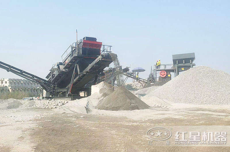 建筑废料处理现场实拍图 建筑废料处理现场实拍图