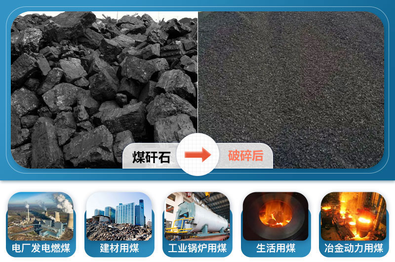 煤矸石破碎后应用领域 煤矸石破碎后应用领域